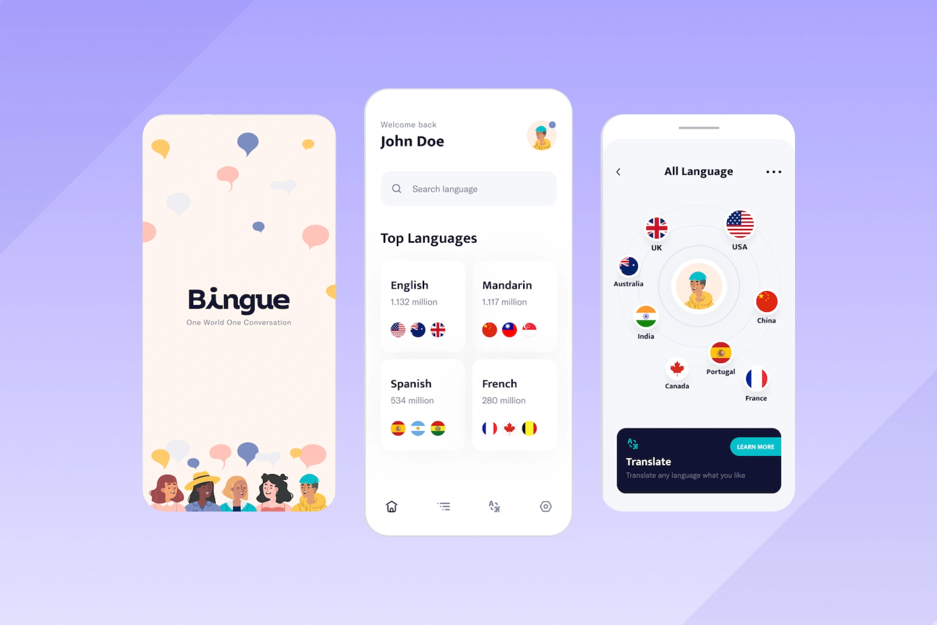 Multilingual Language Learning App for Schools