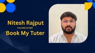 Nitesh Rajput from Book My Tuter testimonial video