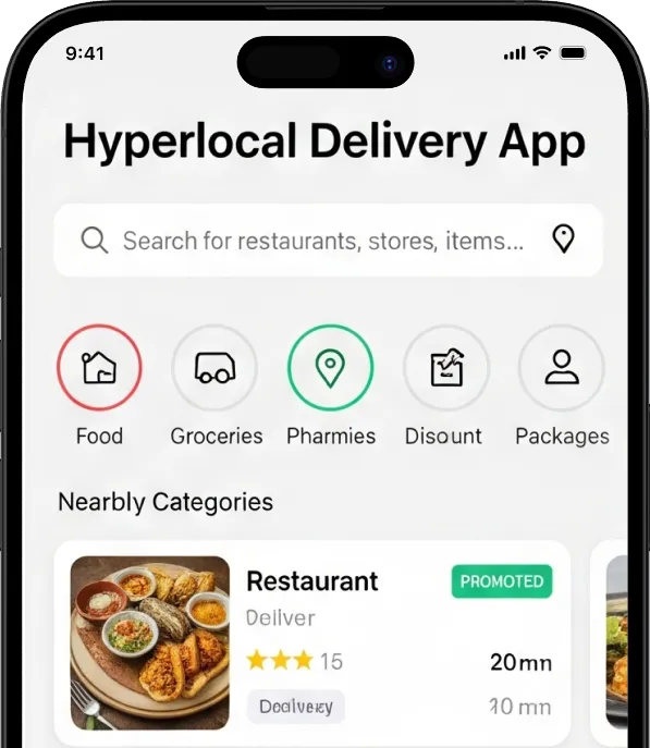 Hyperlocal Delivery App Development