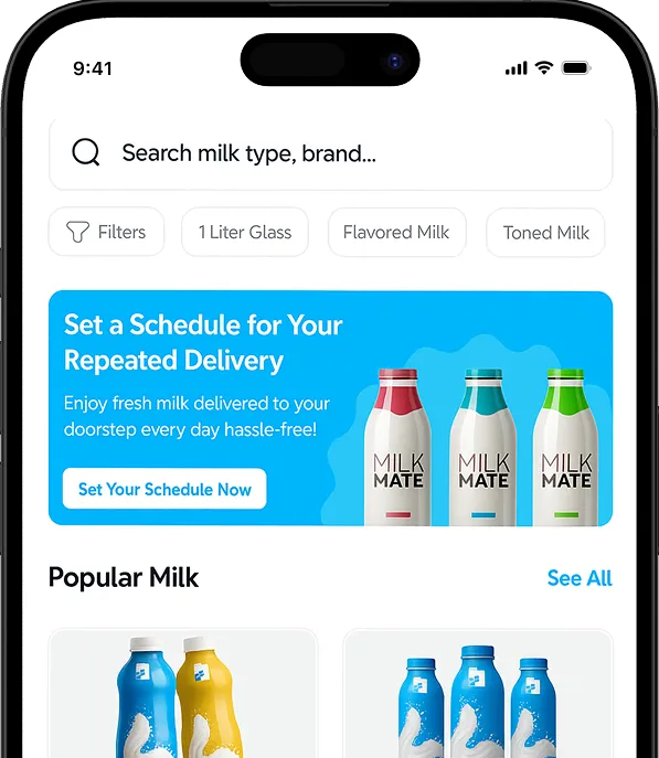 Milk Delivery App Development
