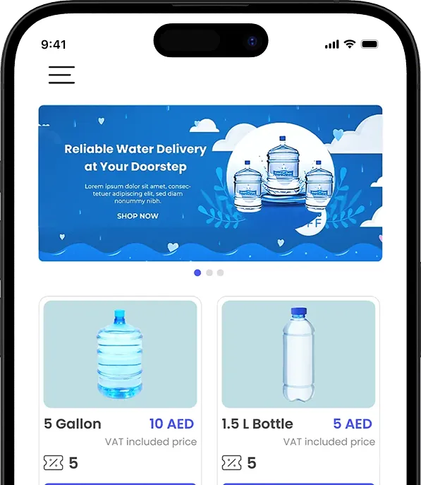 Water Delivery App Development