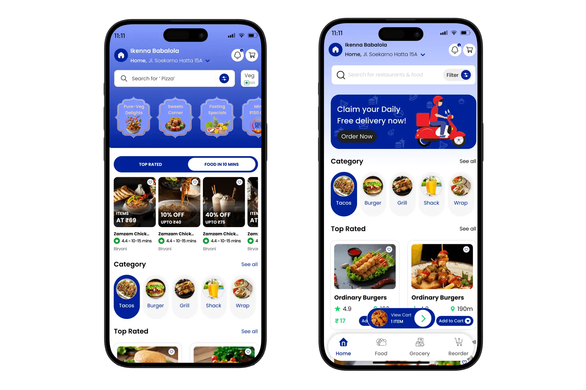 Customer App Features