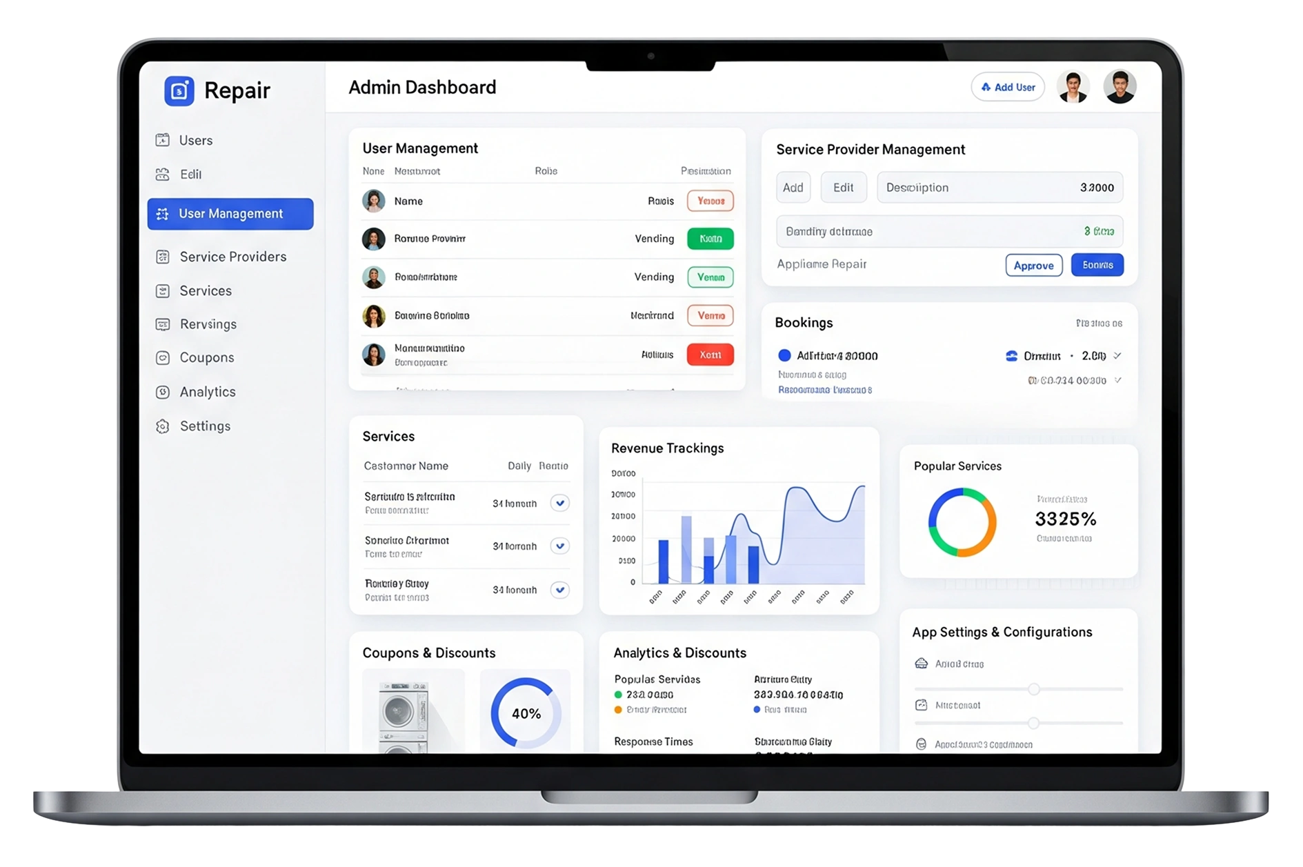 Admin Dashboard