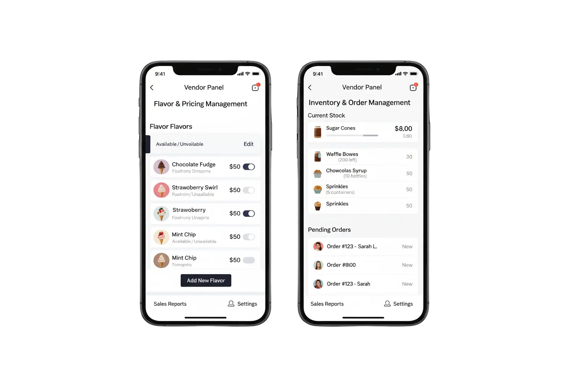 Vendor Panel