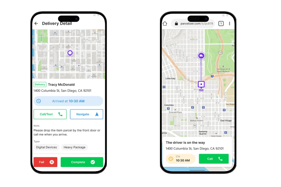 White-Label Last-Mile Delivery App
