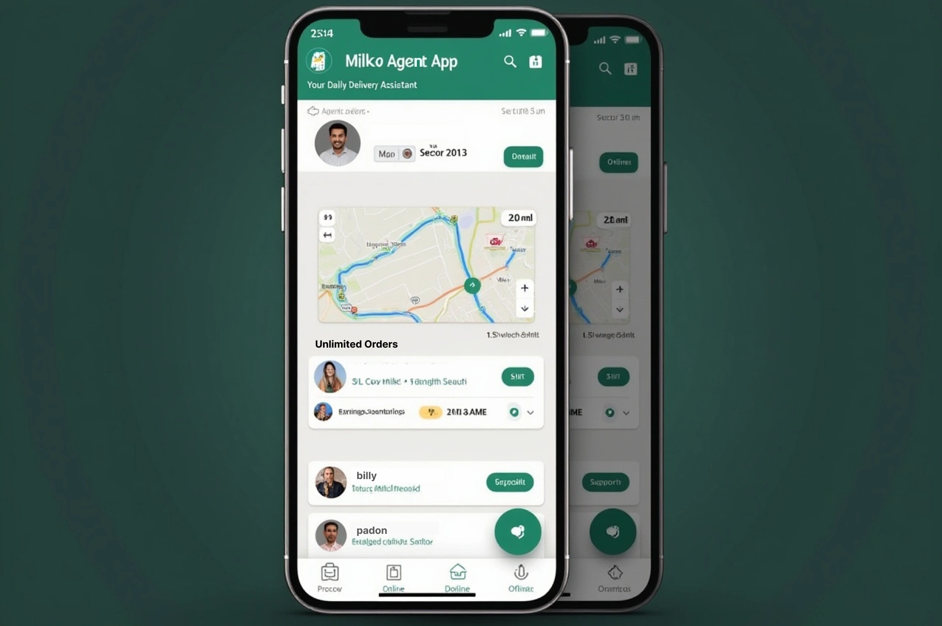 Delivery Agent App