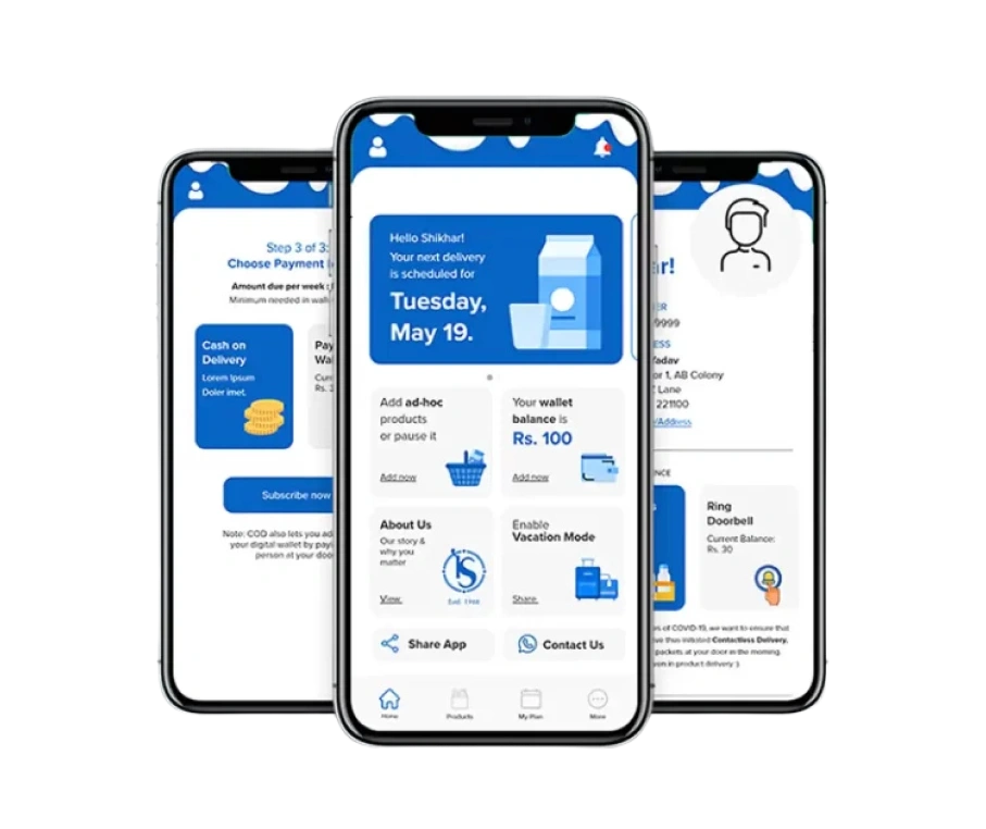 White-Label Dairy Delivery App