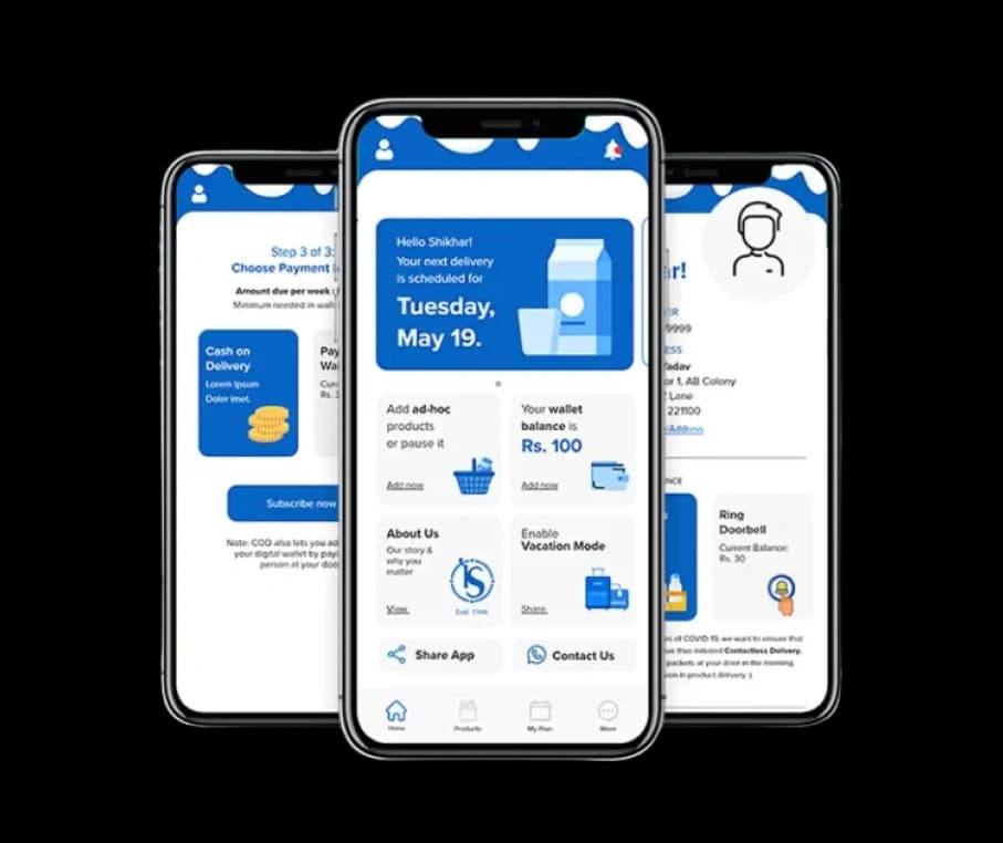 White-Label Dairy Delivery App