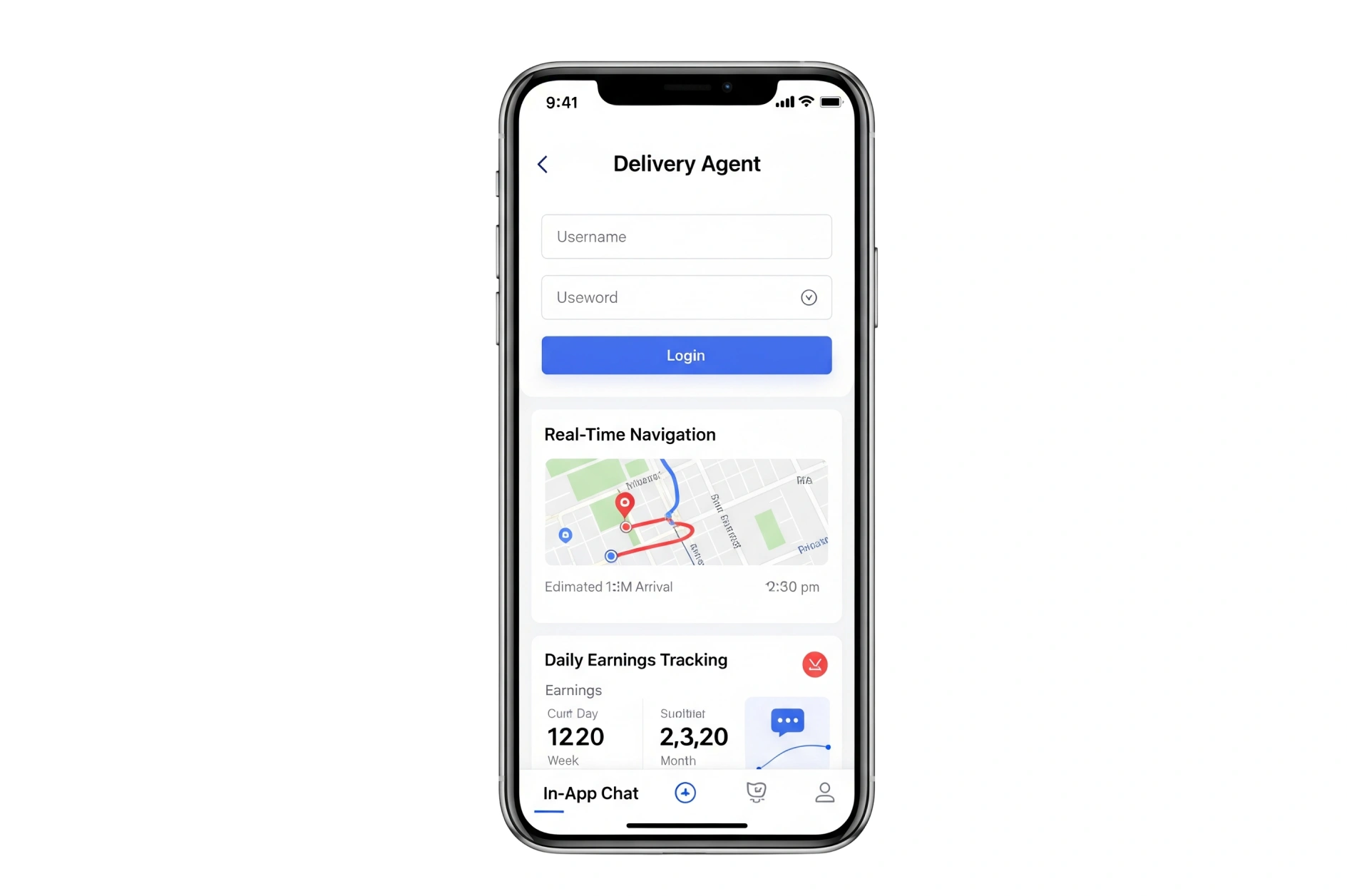 Delivery Agent Panel