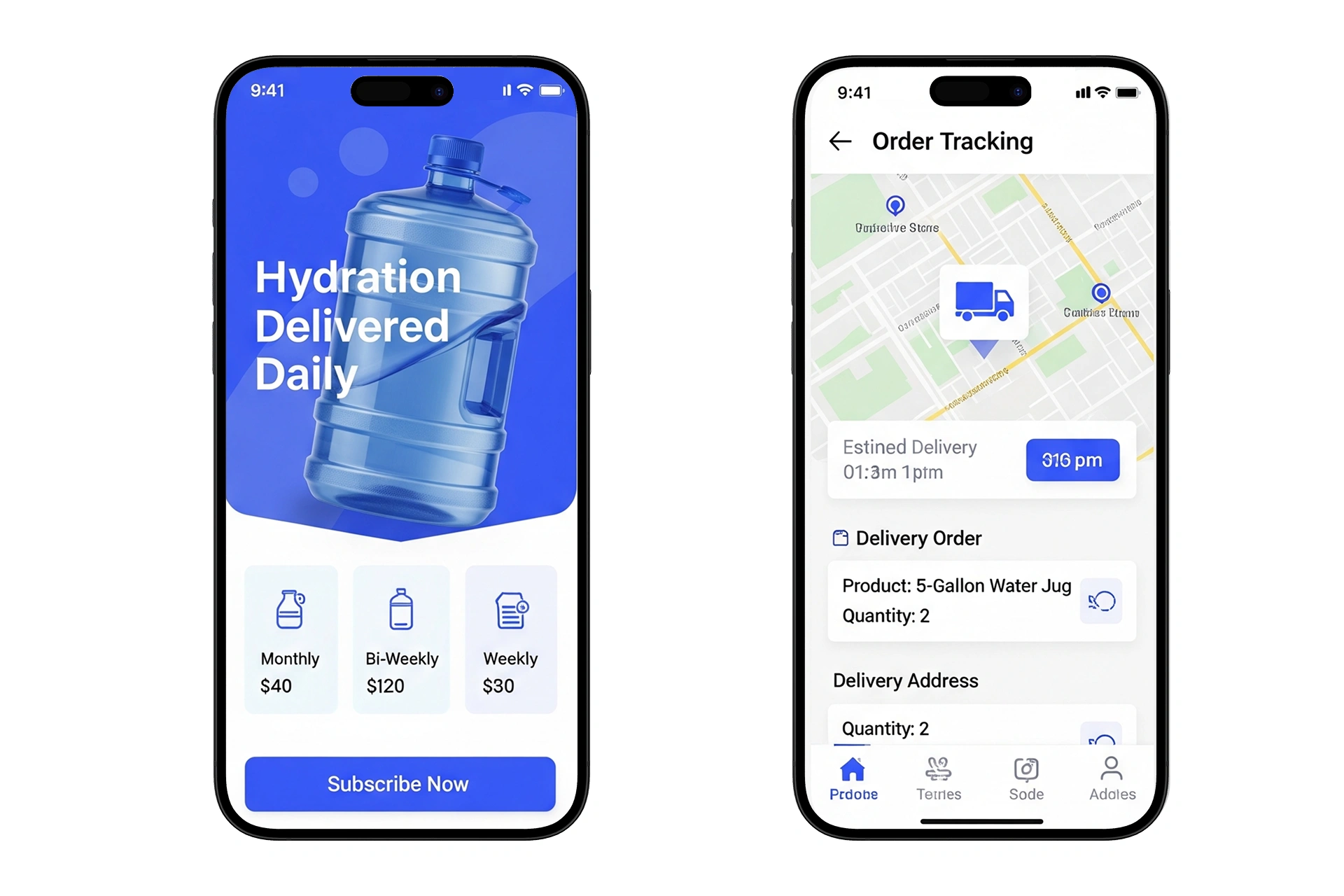 Subscription-Based Water Delivery App