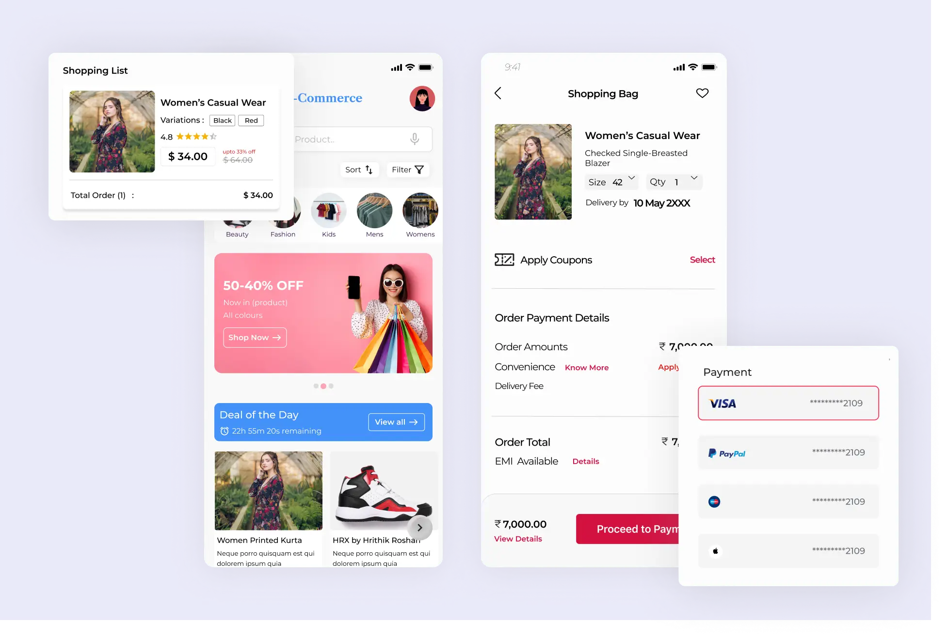 Customer Panel Features