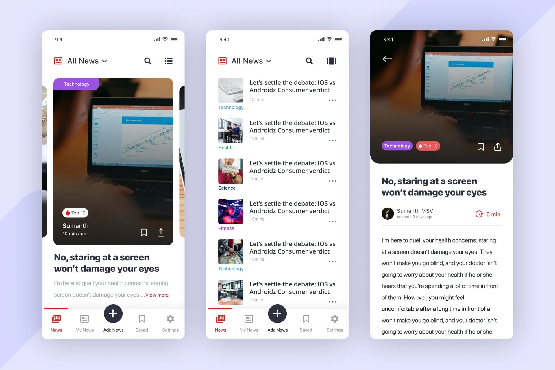 All Sports News App