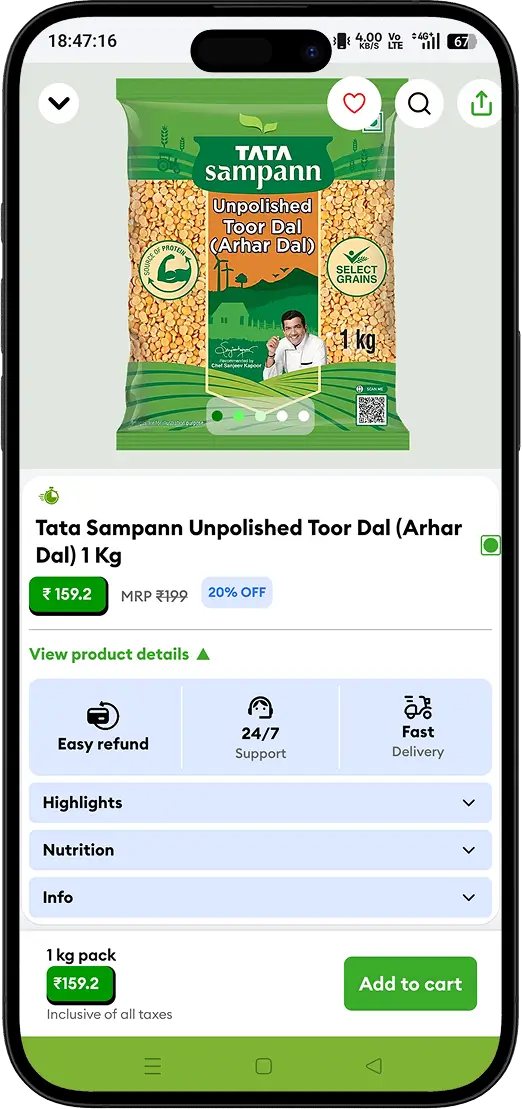 Product Detail Screen