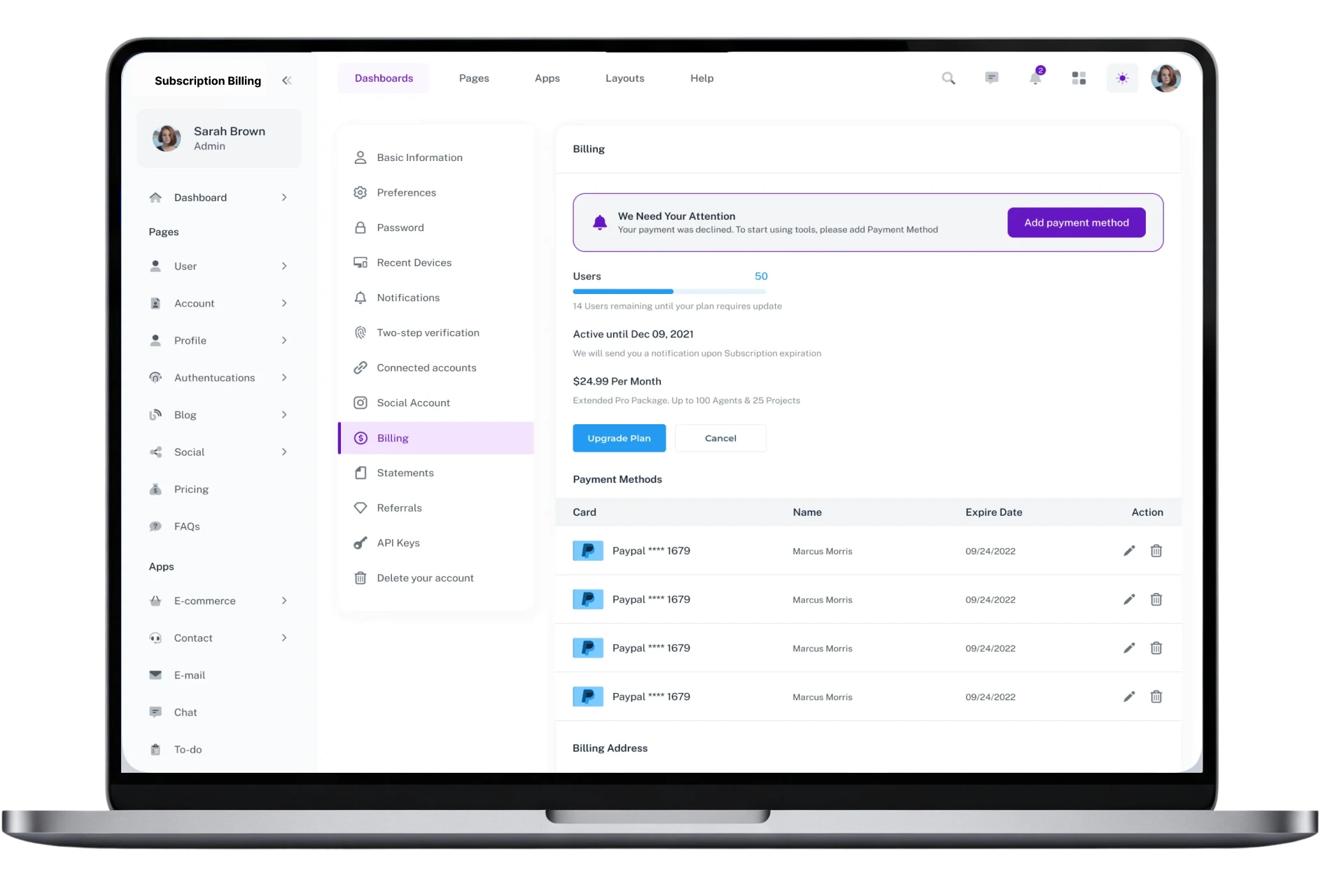 Cloud-Based Subscription Billing Platform