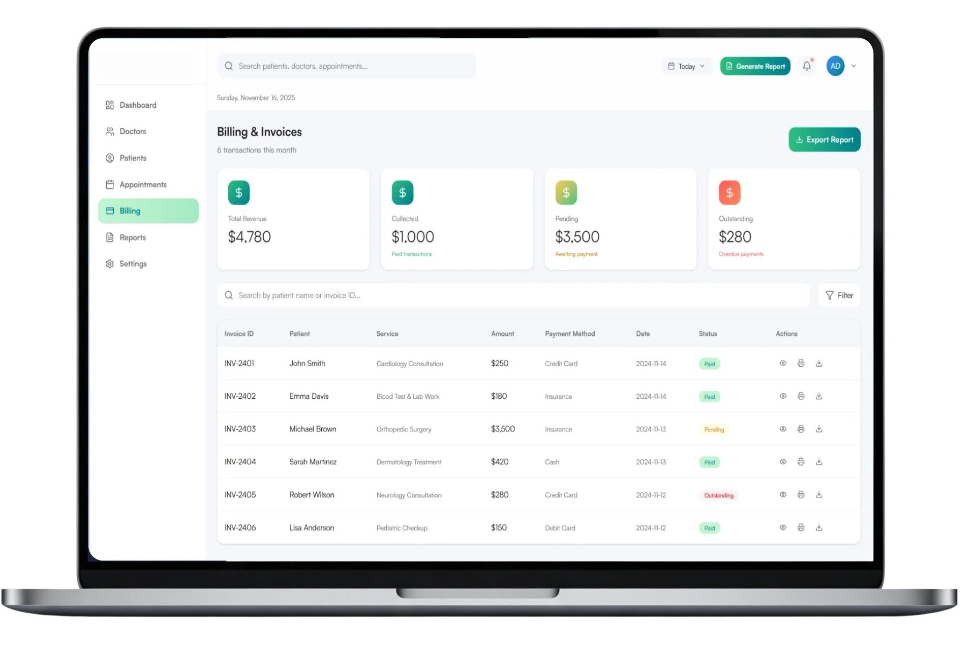 Healthcare & Medical Billing Software