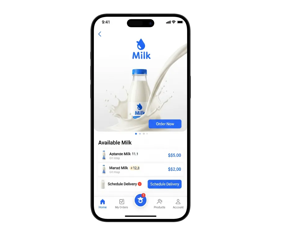 Milk Delivery App Development