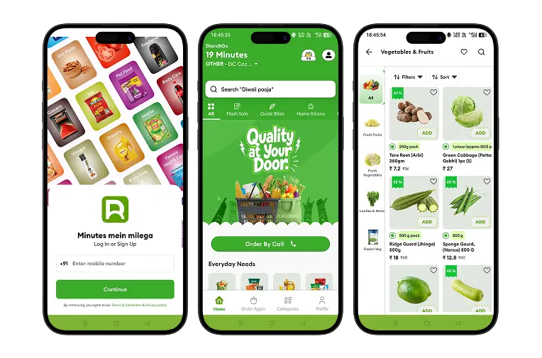 DiarchGo Grocery Delivery App
