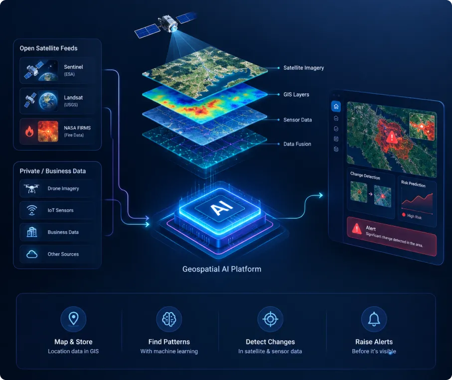 What is geospatial AI development?