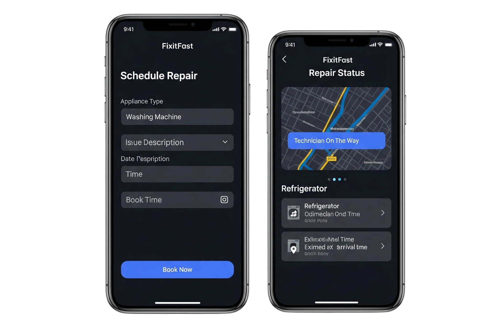 Appliance Repair Booking App