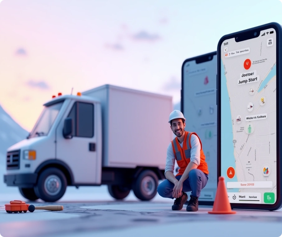 Transform Vehicle Emergency Services with Roadside Assistance App Development