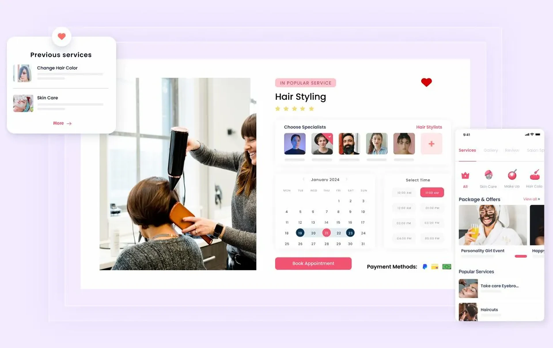On-Demand Beauty Booking App