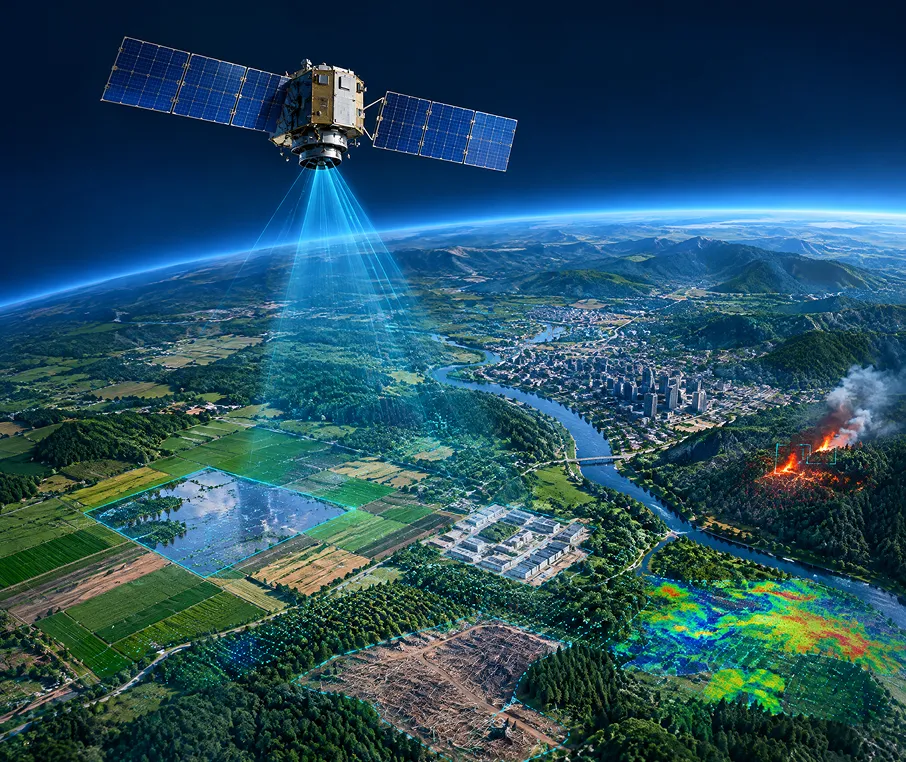What is satellite imagery analysis software?