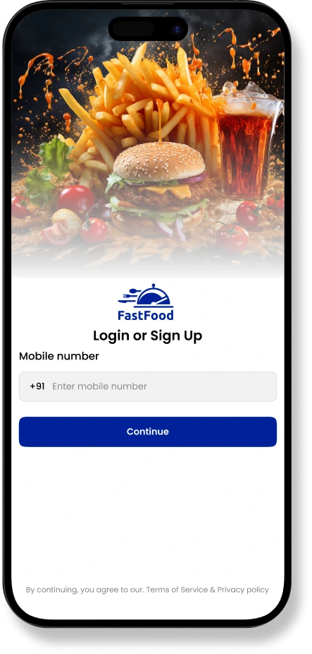 ZatPat Ride customer app login screen