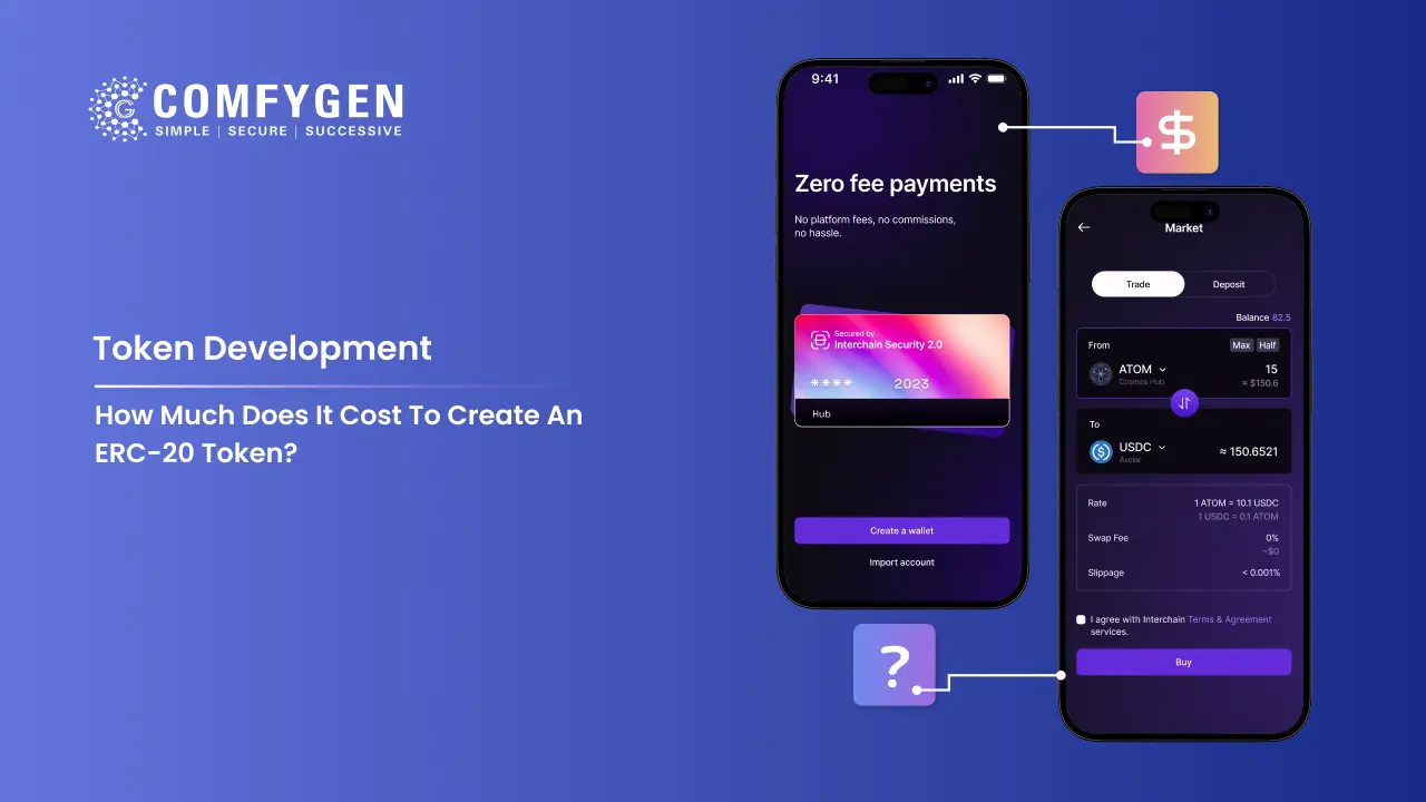Featured image for How Much Does It cost to create an ERC-20 token?