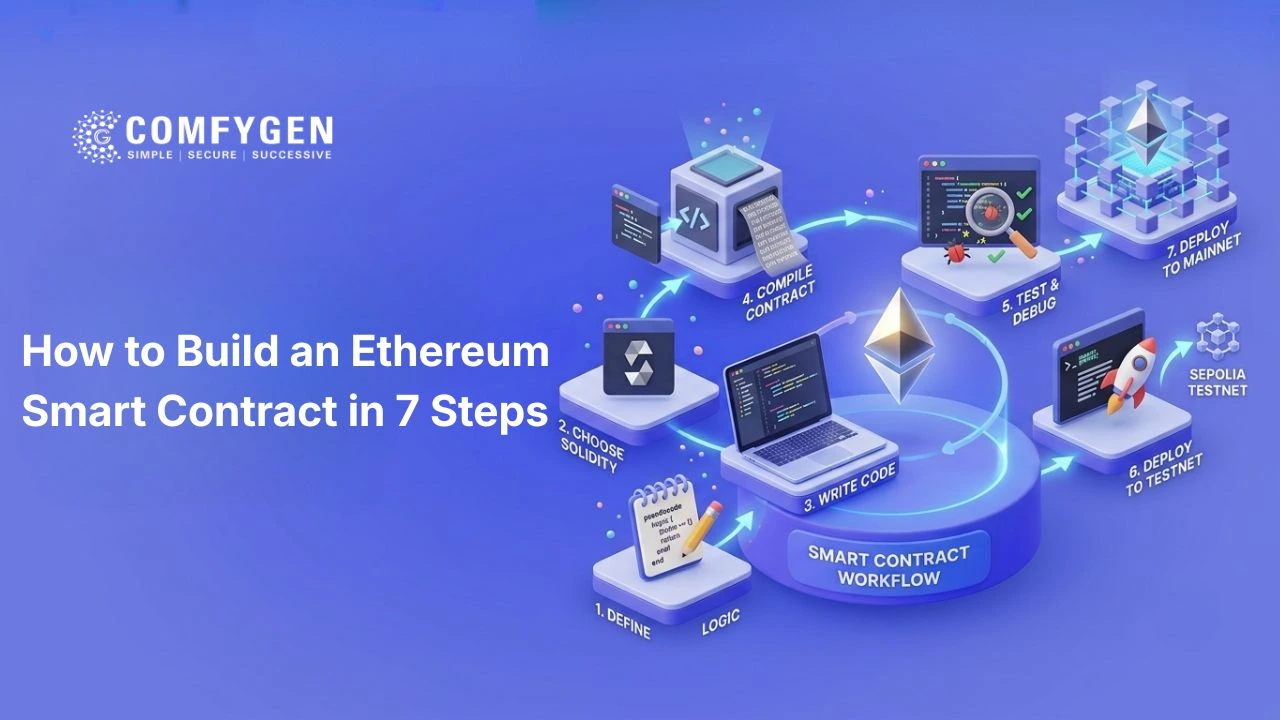 Featured image for How to Build an Ethereum Smart Contract in 7 Steps