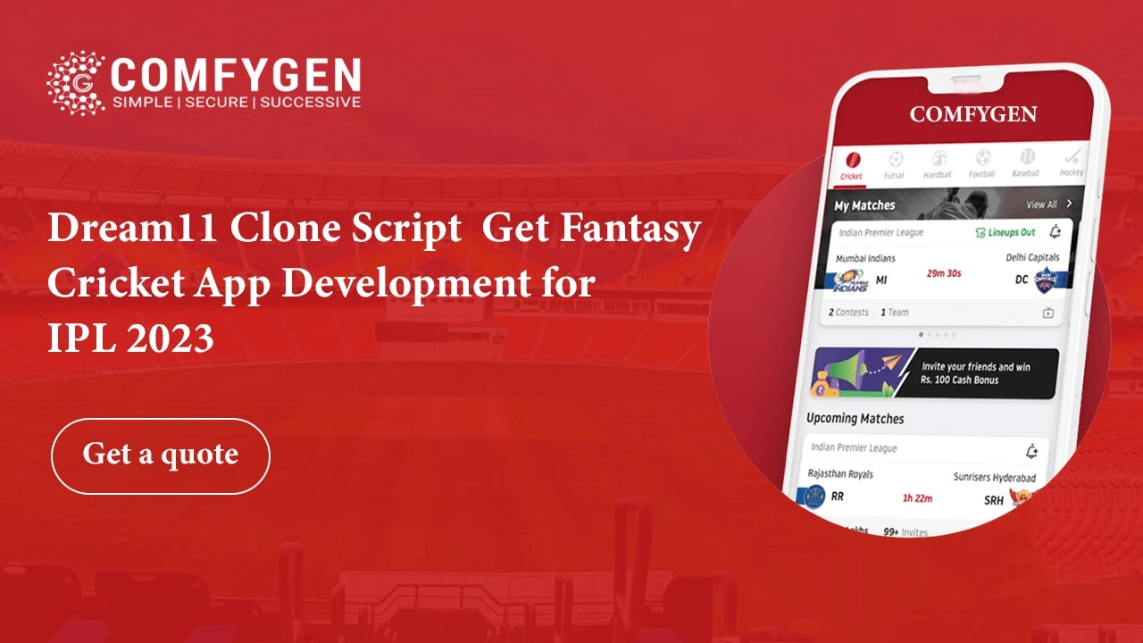 Featured image for Dream11 Clone Script: Get Fantasy Cricket App Development for IPL 2024