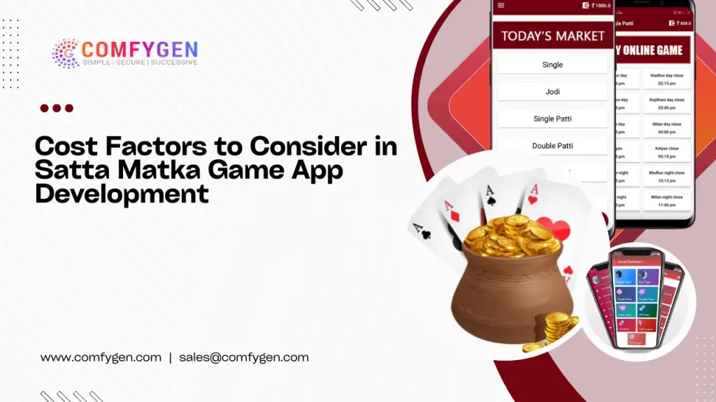 Cost Factors to Consider in Satta Matka Game App Development