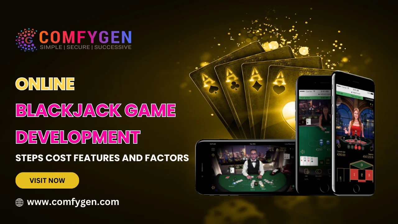 Featured image for Online Blackjack Game Development Steps, Cost, Features, and Factors