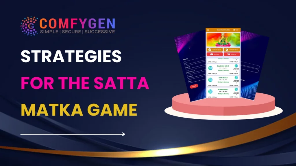 Strategies for the Satta Matka Game