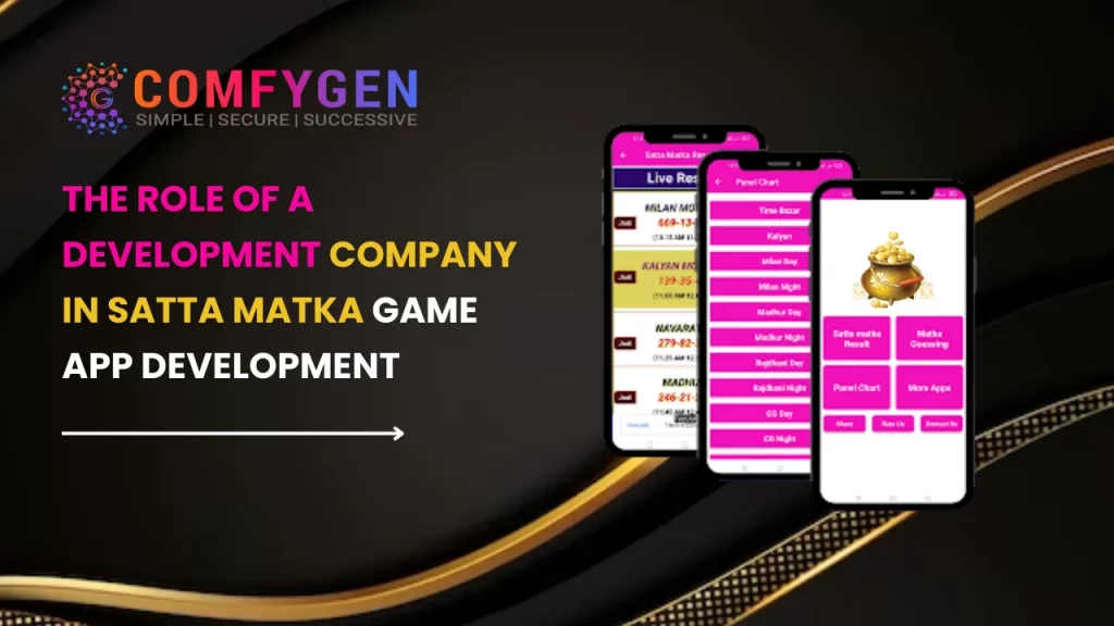 The Role of a Development Company in Satta Matka Game App Development