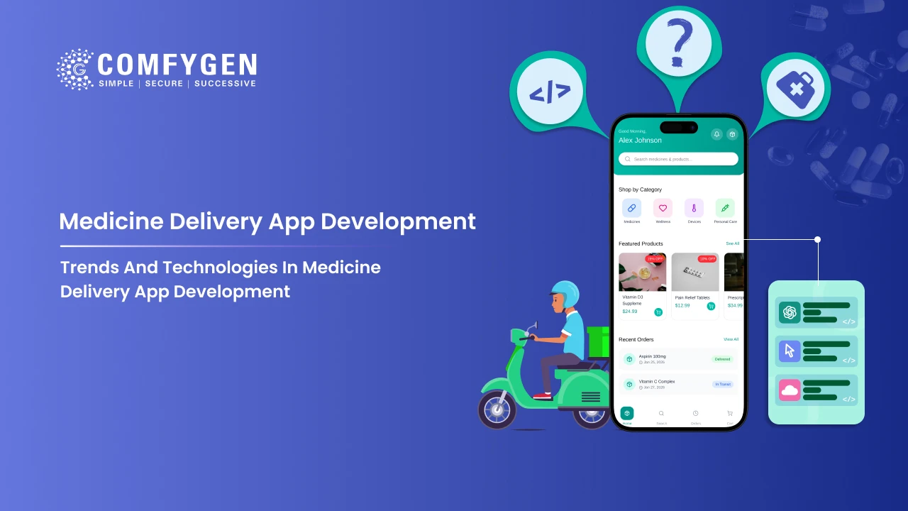 Trends And Technologies In Medicine Delivery App Development