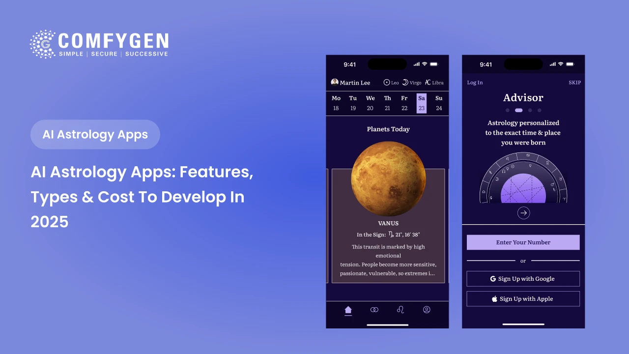 Featured image for AI Astrology Apps: Features, Types & Cost to Develop in 2025