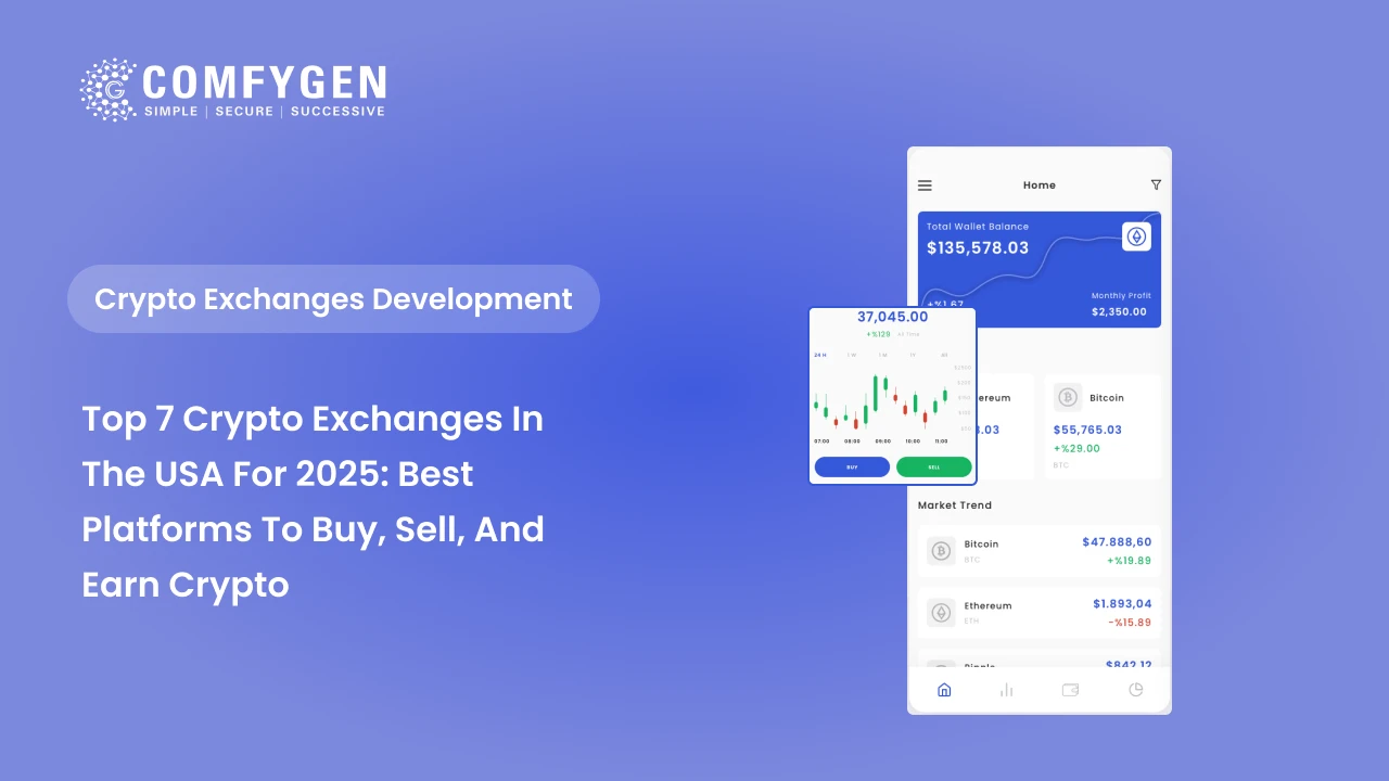 Featured image for Top 7 Crypto Exchanges in the USA for 2025: Best Platforms to Buy, Sell, and Earn Crypto