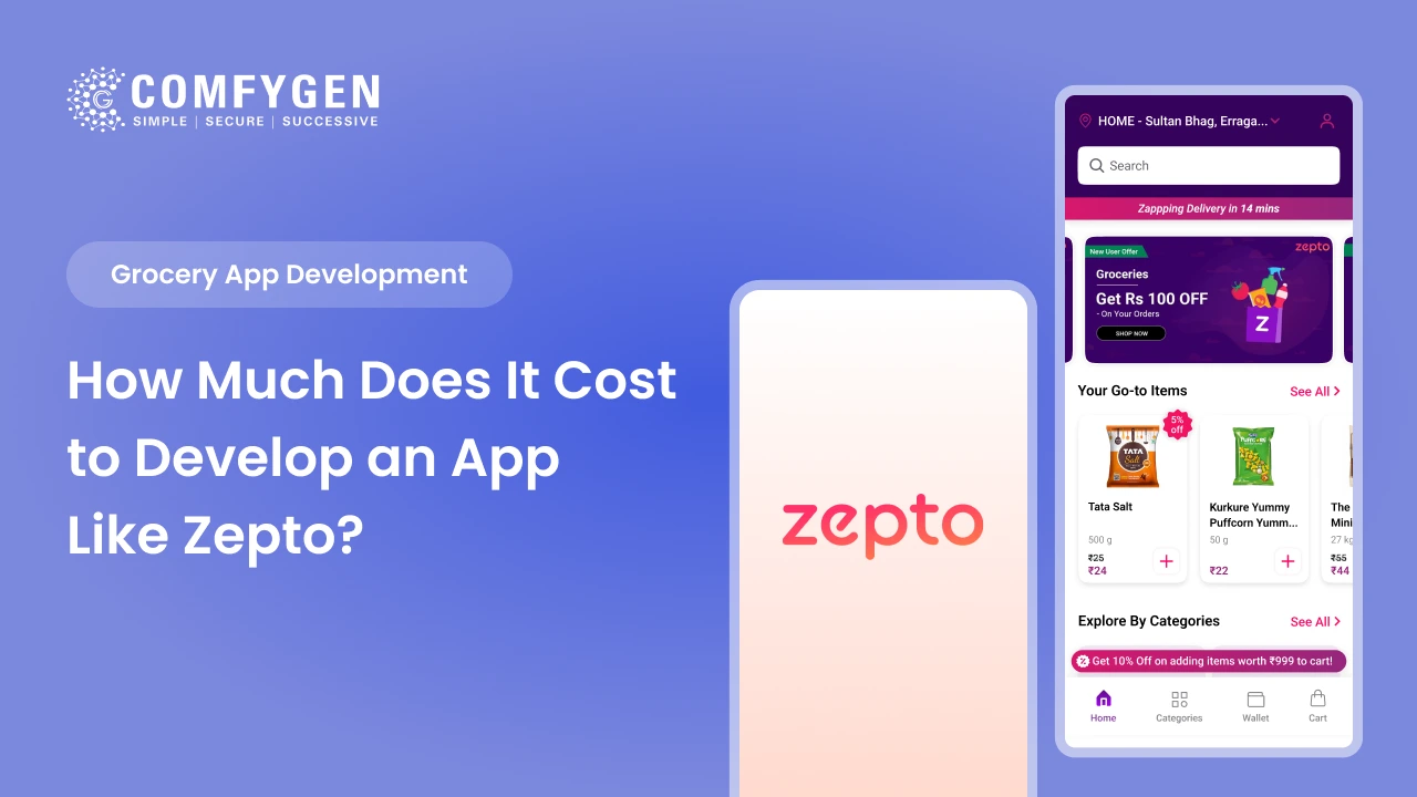 How Much Does It Cost to Develop an App Like Zepto?