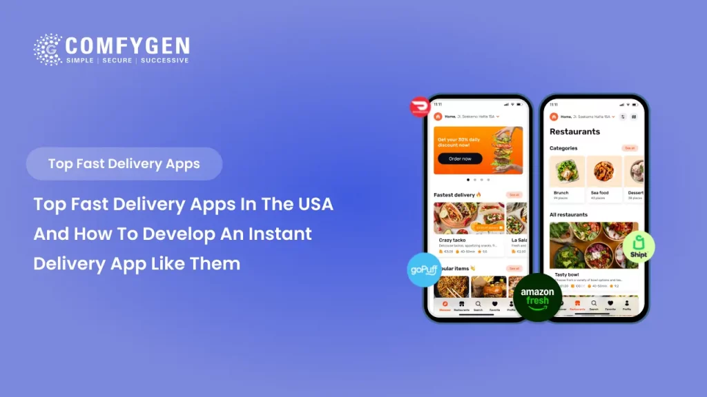 Top Fast Delivery Apps in the USA and How to Develop an Instant Delivery App Like Them