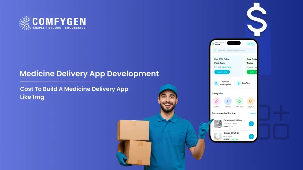 Cost to Build a Medicine Delivery App Like 1mg