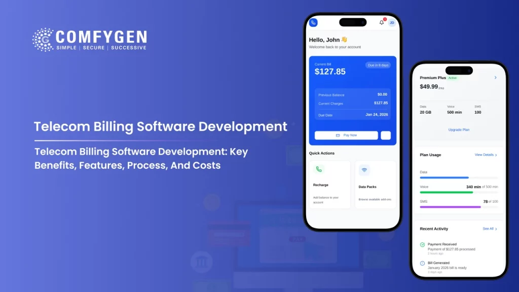 Telecom Billing Software Development: Key Benefits, Features, Process, and Costs