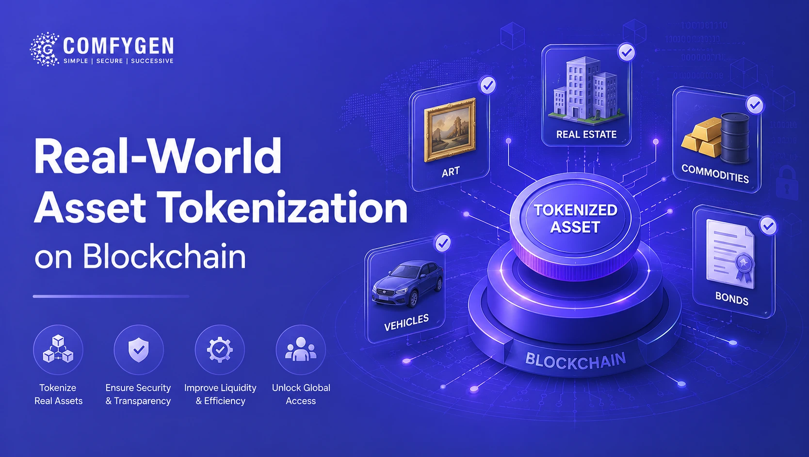 Featured image for Real-World Asset Tokenization on Blockchain: Complete Guide