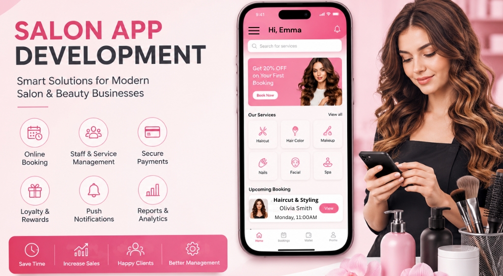 Salon booking app development services