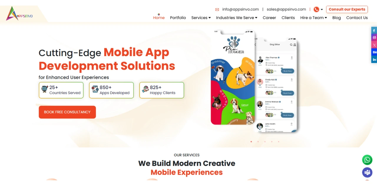 appsinvo mobile app development firm in india