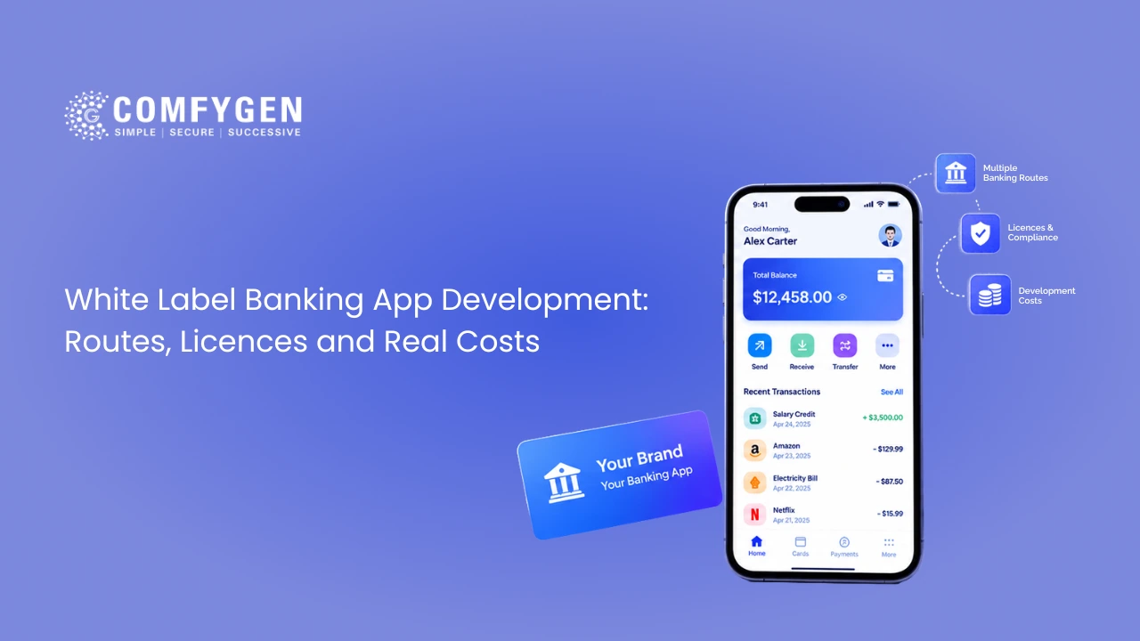 Featured image for White Label Banking App Development: Routes, Licences and Real Costs