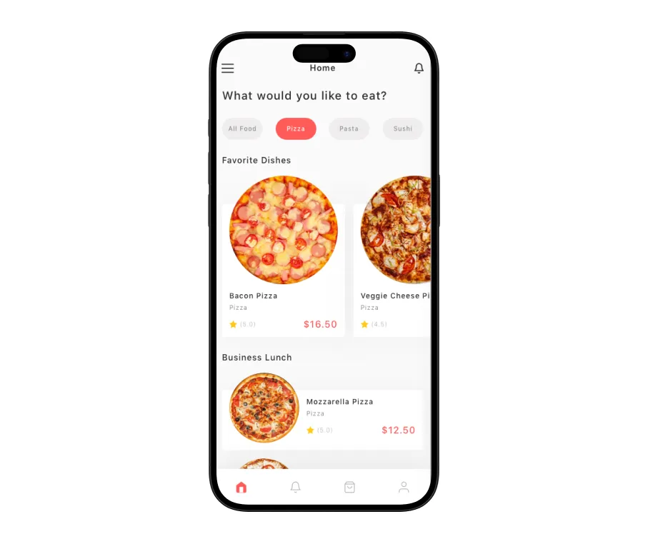 Pizza Delivery App Development