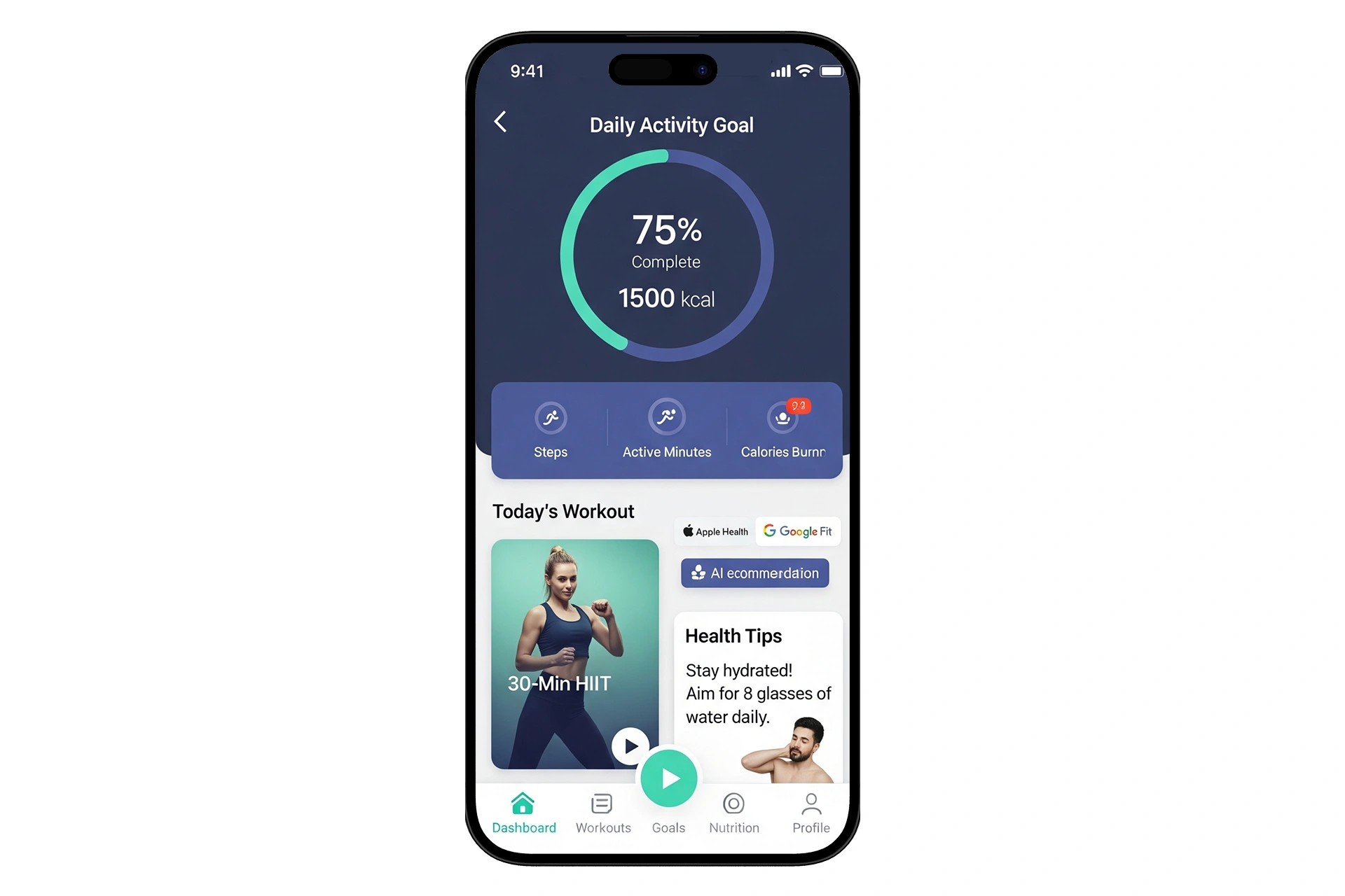 Personalized Fitness Tracker App
