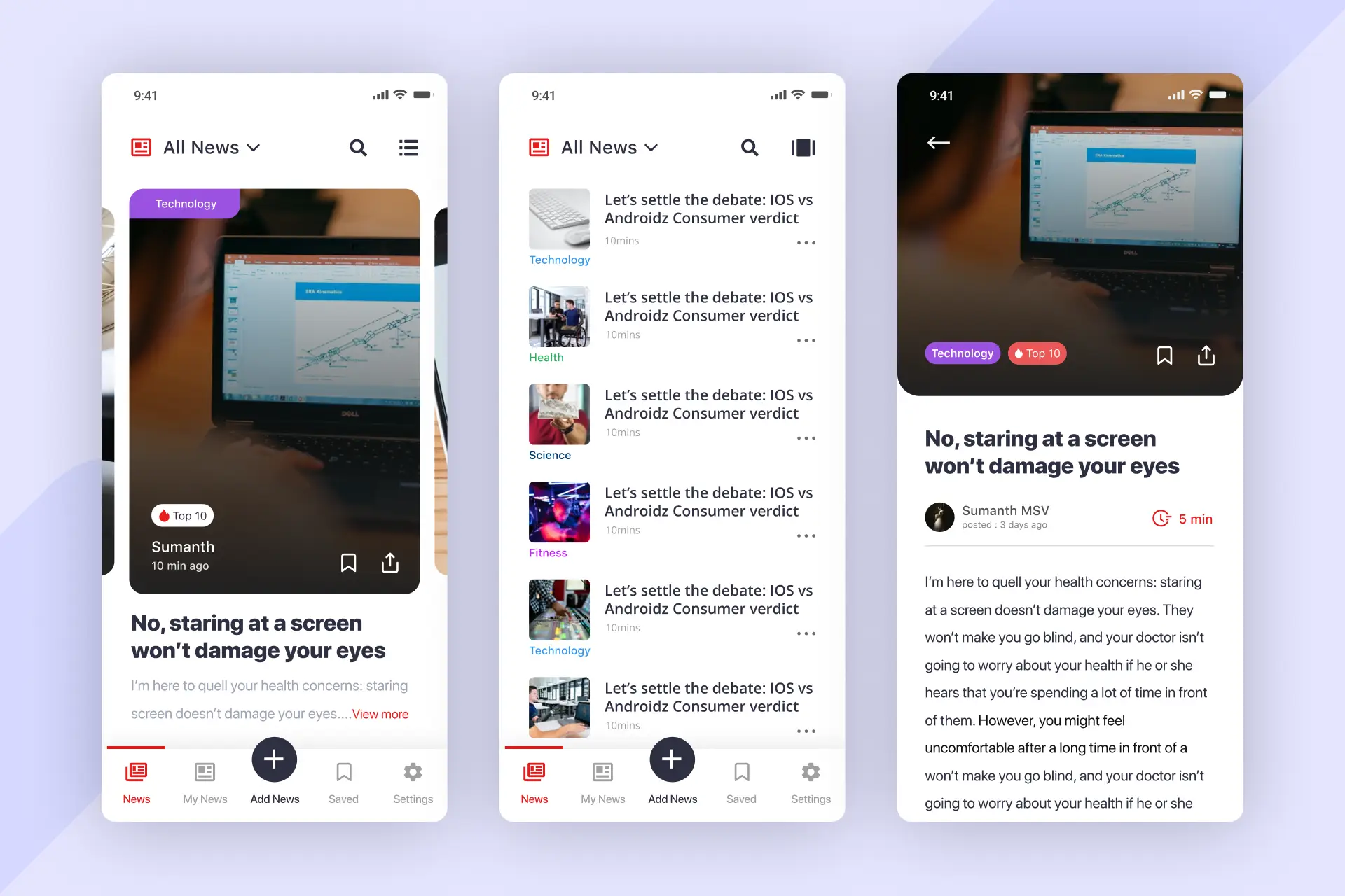 All Sports News App