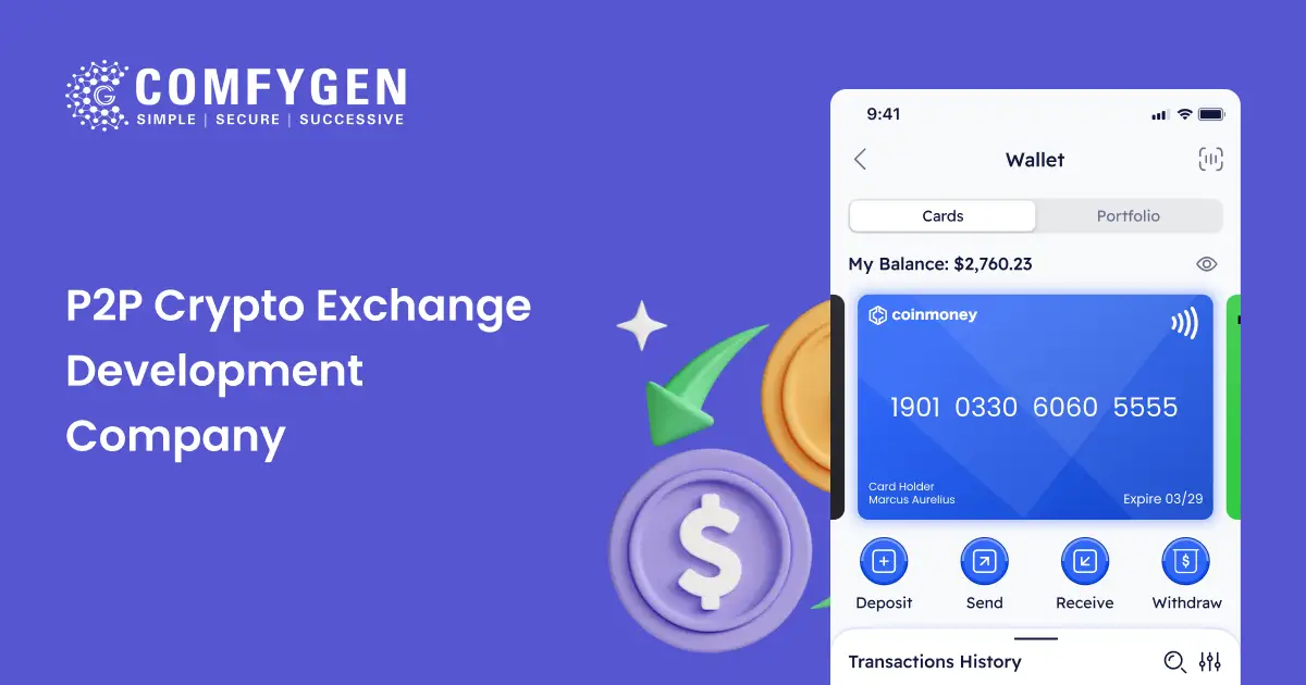 P2P Crypto Exchange Development Company | Comfygen